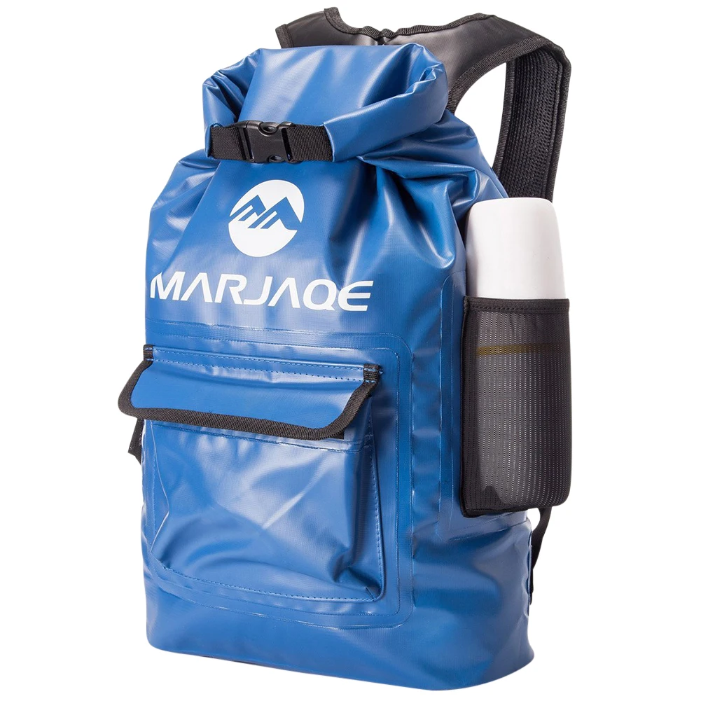 22L Waterproof Backpack Upstream Backpack Roll-Top Closure Water Resistant Bag Large Capacity for Kayaking Boating Rafting
