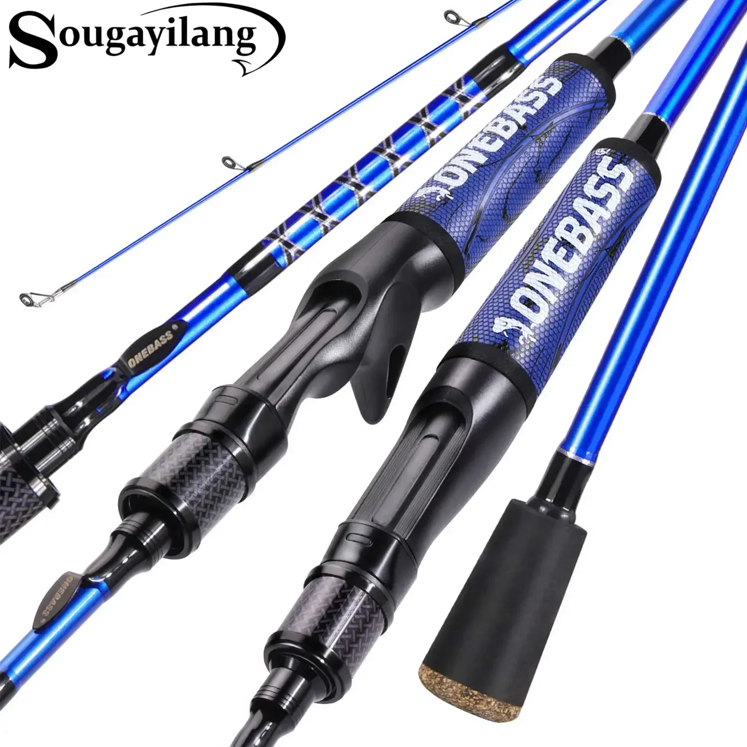 SougayilangFishingRods18m2SectionsHighCarbonFiberSpinningand