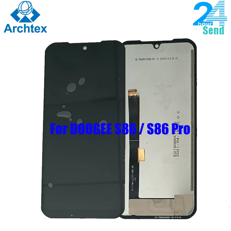 Pantalla De Repuesto Para Doogee S86 / S86 Pro - LCD Táctil Completa Con Kit De Herramientas | Reemplazo Original, Compatible Solo Con Estos Modelos, Color Negro