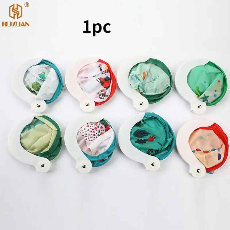 Portable Folding Fan 1Pc Portable Folding Fan With Handle Cartoon Mini Fan Women Summer Round Gifts Creative Party Gift