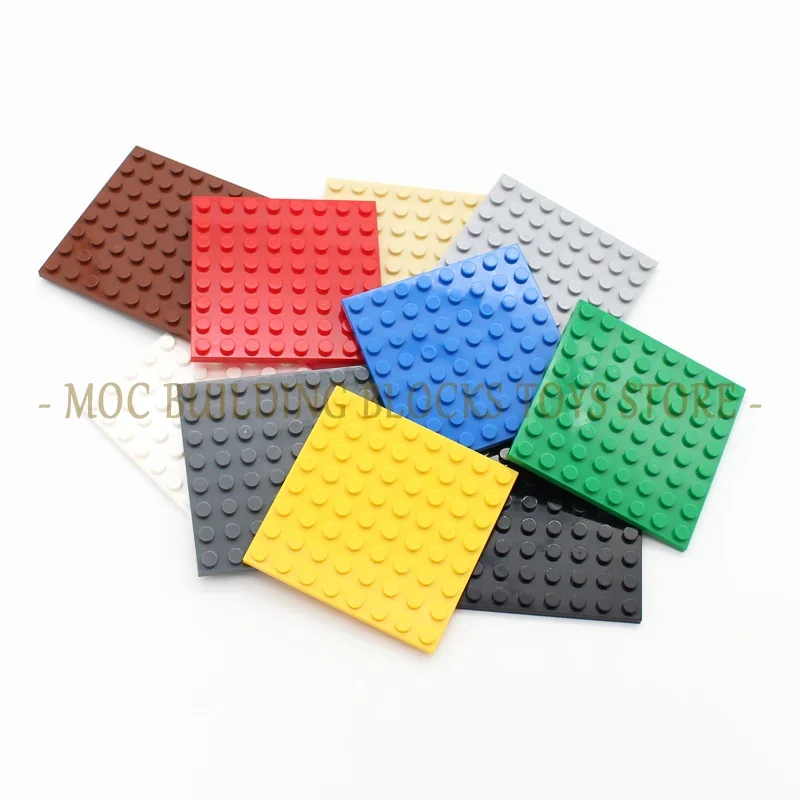 Moc Parts 41539 Plate 8X8 Building Blocks Mattoni Classic Diy Enlighten Architectural Baseplate Compatibilità Accessori Giocattoli