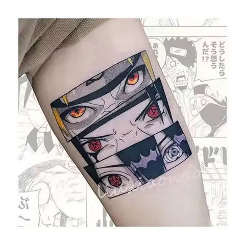 Tatuagem Temporária Cosplay Anime Naruto Desenho em Promoção na Americanas