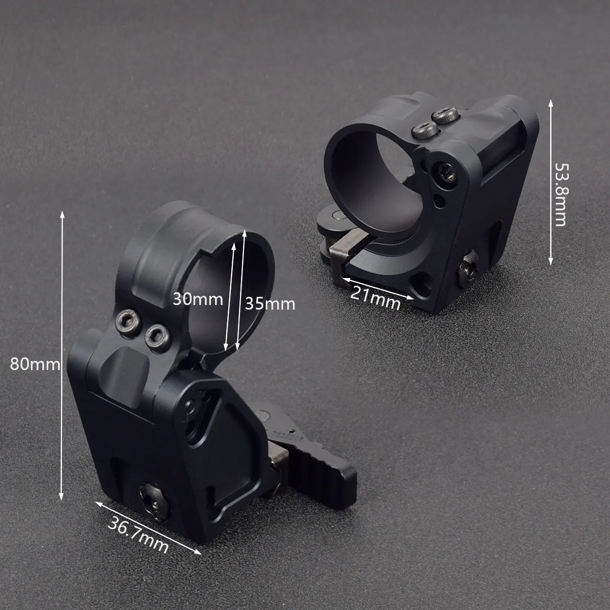 Rifle Scope Mount For G33 G43 Magnifier 6X-Mag-1 Airsoft Rifle 558 Holographic Red Dot Scope FAST Riser