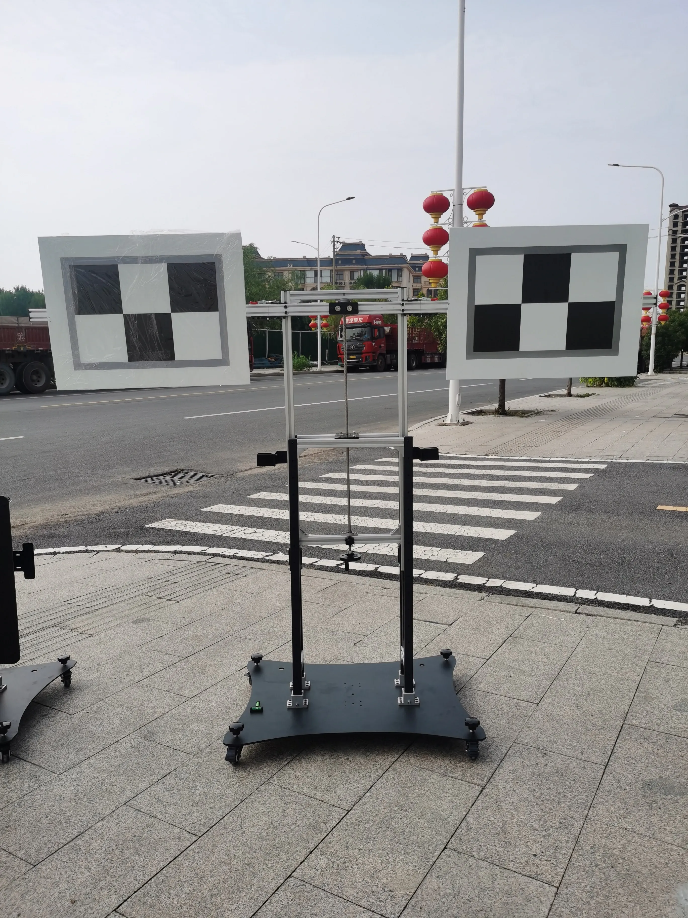 밀리미터파 레이더 교정 플레이트 브래킷 맞춤형 LiDAR 카메라 조인트 교정 랙