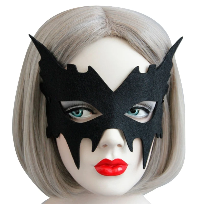 

Полумаска для лица, маскарадная маска, фетровая маска для глаз супергероя, маскарадный костюм на Хэллоуин, костюм с регулируемой