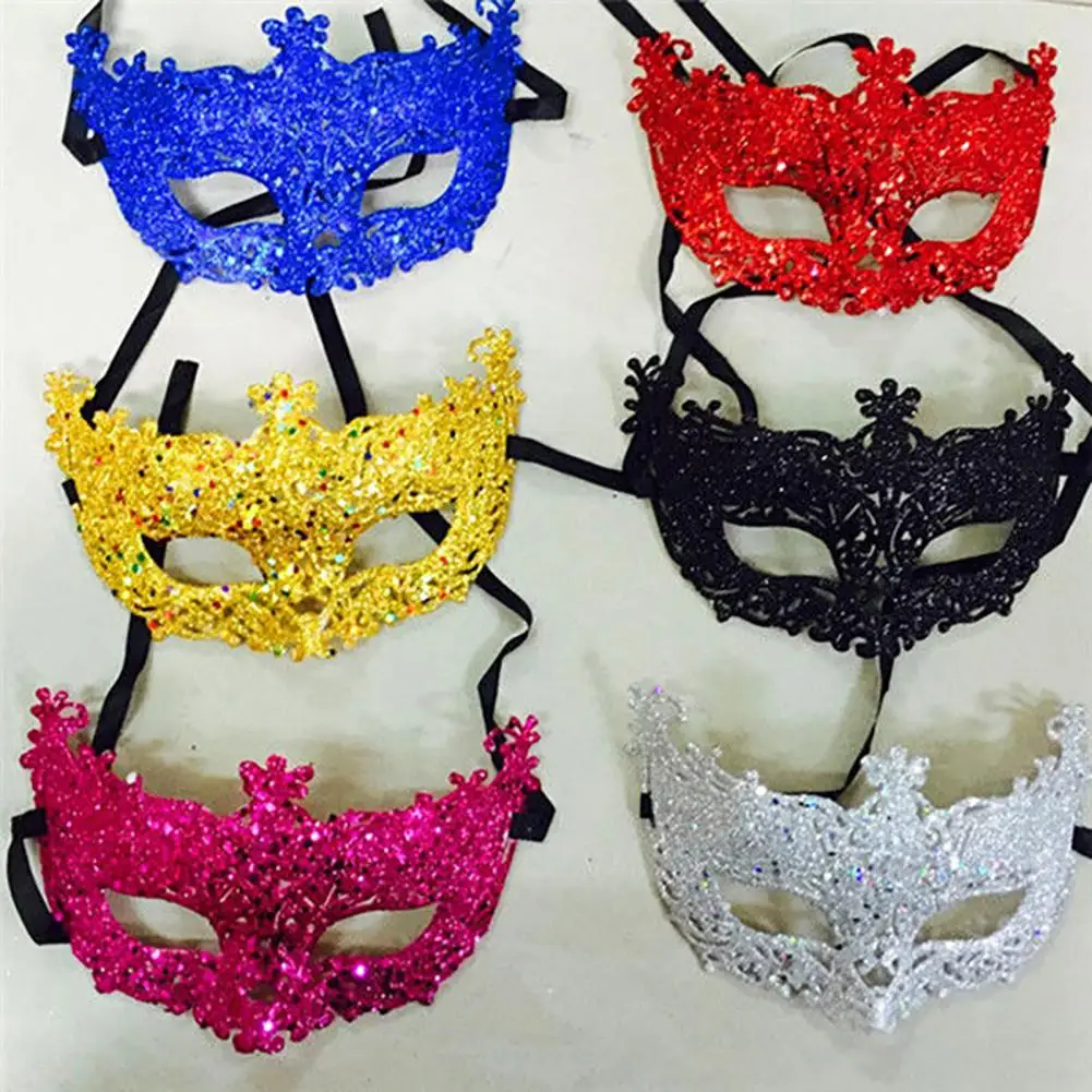 

Cosplay Mask Glitter Shinny Women Ribbon Mysterious Eye Cover For Masquerade For Patry