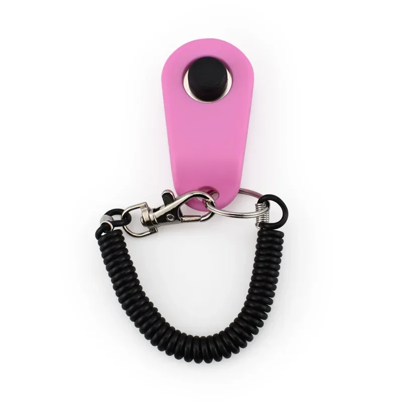 Dog Cat Pet Training Clicker With Wrist Strap Training Supplies For Dogs Cats Pet Clicker Dog Supplies Trainings dog supplies