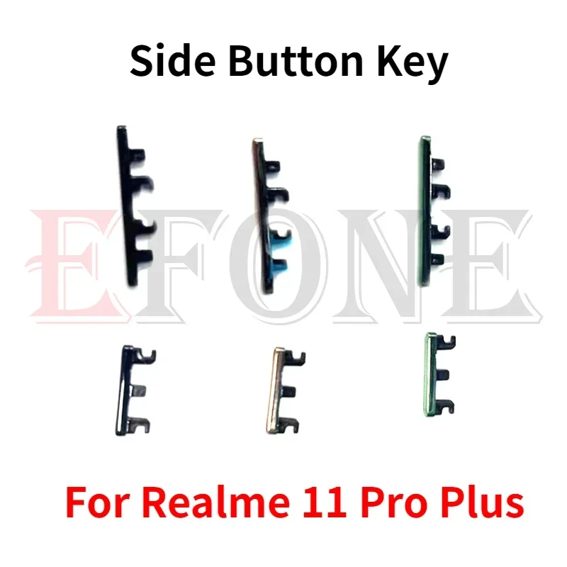 10Set For Oppo Realme 11 Pro Plus Power Volume button Power on side button key Edge with buckle