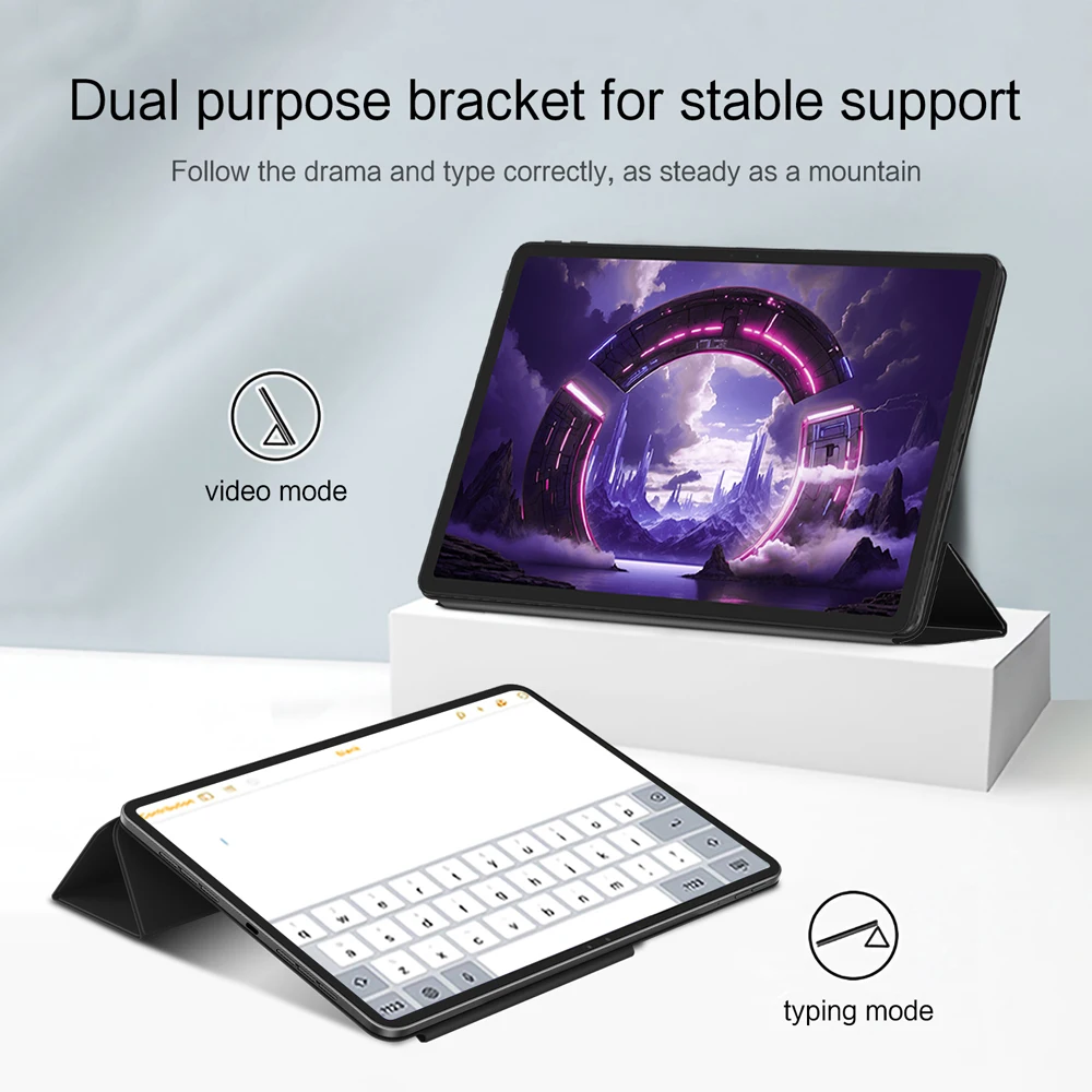 Ultra-Thin Multi-Folding Magnetic Case for 13 Tablets - Smart Cover by LFOIQN