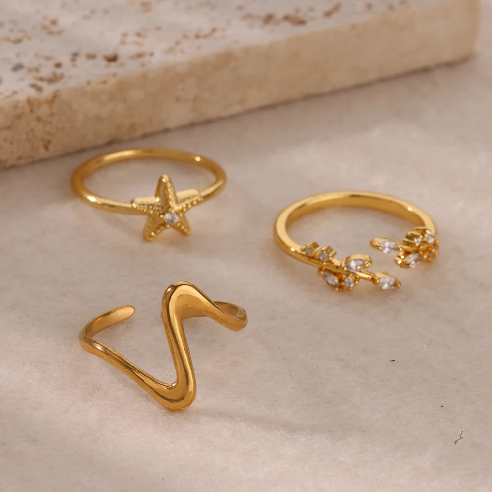 Gold Plated Stainless Steel Sea Shell Crab Rings Women Marine Organism Finger Ring Fashion Christmas Funny Jewelry Gift fashion rings,fashion ring