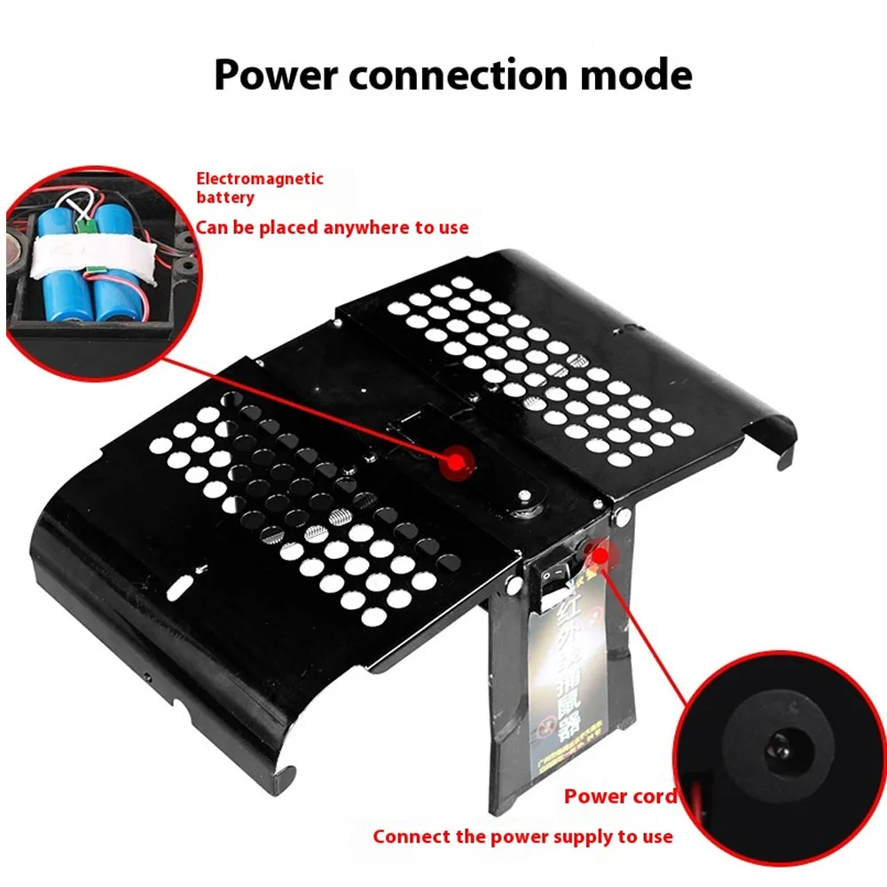 Infrared Intelligent Induction Mousetrap Household Cage Continuous Automatic Mousetrap Intelligent Sensing Rodent Control Device