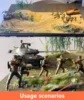 1 box of Model Scene Terrain Production Simulation Flower Cluster Wild Rose Flower DIY Game War Miniature Landscape Material 6