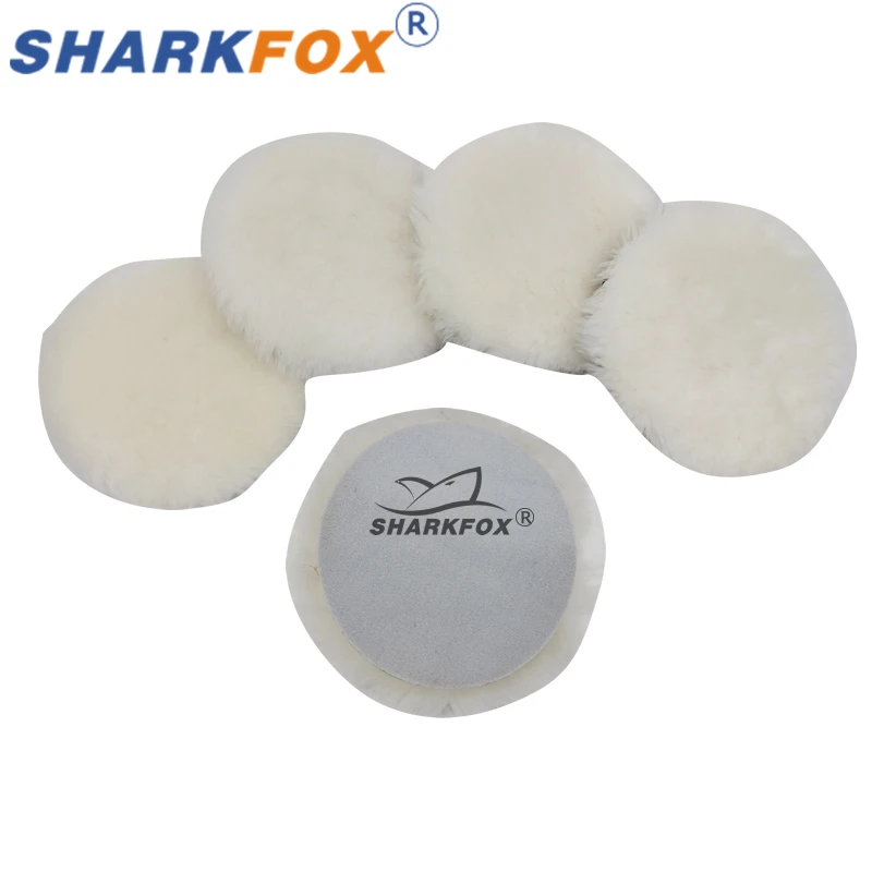 Car Wool Polish Pad 6 inch Disc Car Waxing Polishing Buffing Cars Paint Care Polisher Pads Auto Washing Cleaning Accessories 2