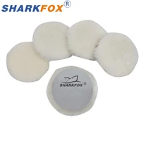 Car Wool Polish Pad 6 inch Disc Car Waxing Polishing Buffing Cars Paint Care Polisher Pads Auto Washing Cleaning Accessories 2