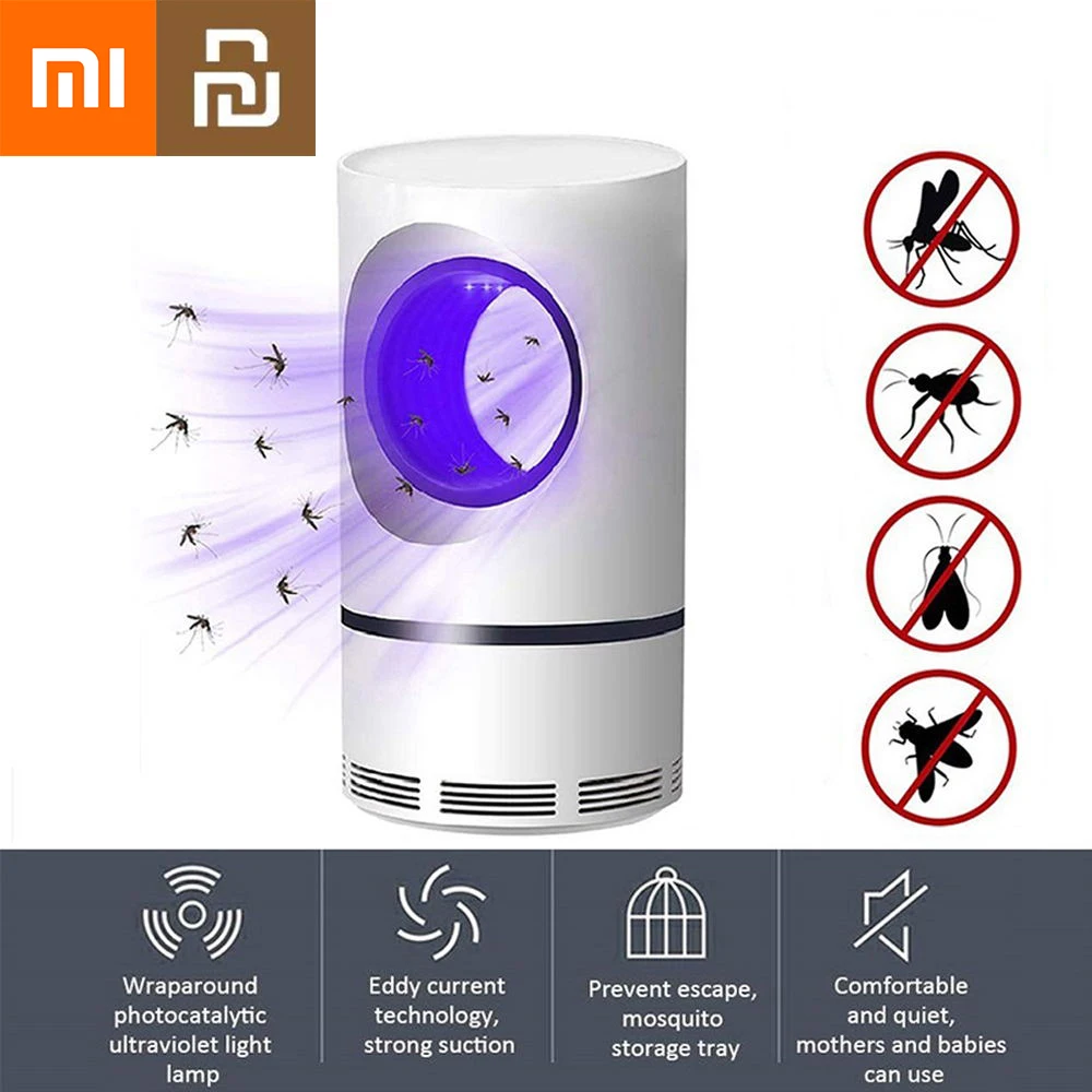 Электрическая ловушка для насекомых Xiaomi USB-лампа отпугивания комаров