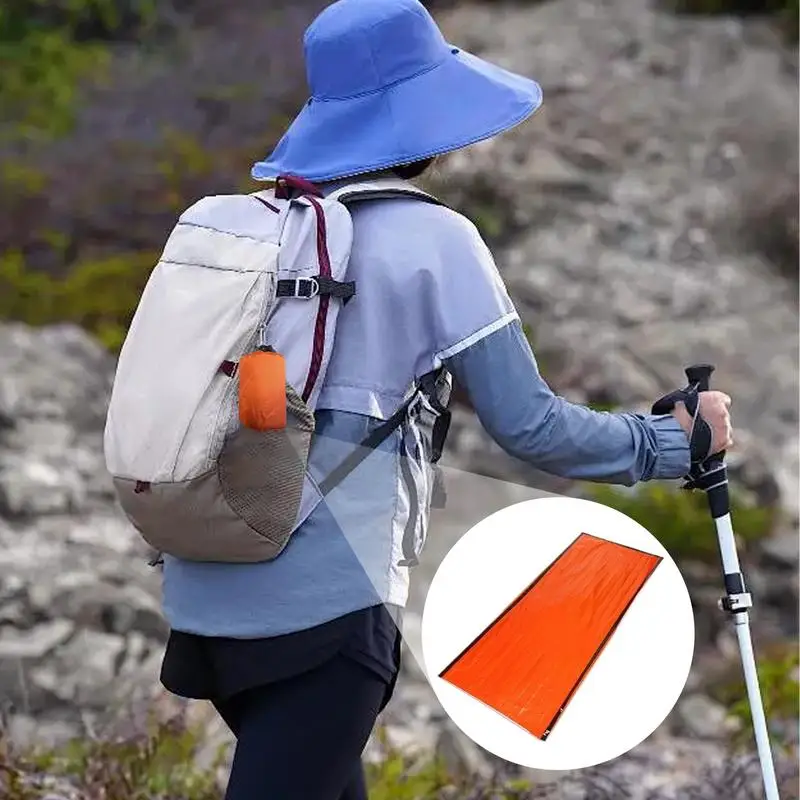 Pack 3 Ponchos De Supervivencia Térmicos – Manta De Emergencia + Saco De Dormir Impermeable Y Aislante