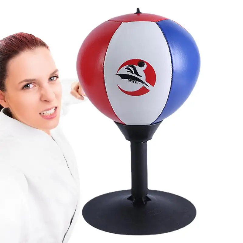 Mini Sacco Da Boxe Ventosa Punching Ball Desktop Boxing Funny Desk Boxing Punch Ball Relief Boxing Bag Toy Gift For Birthday
