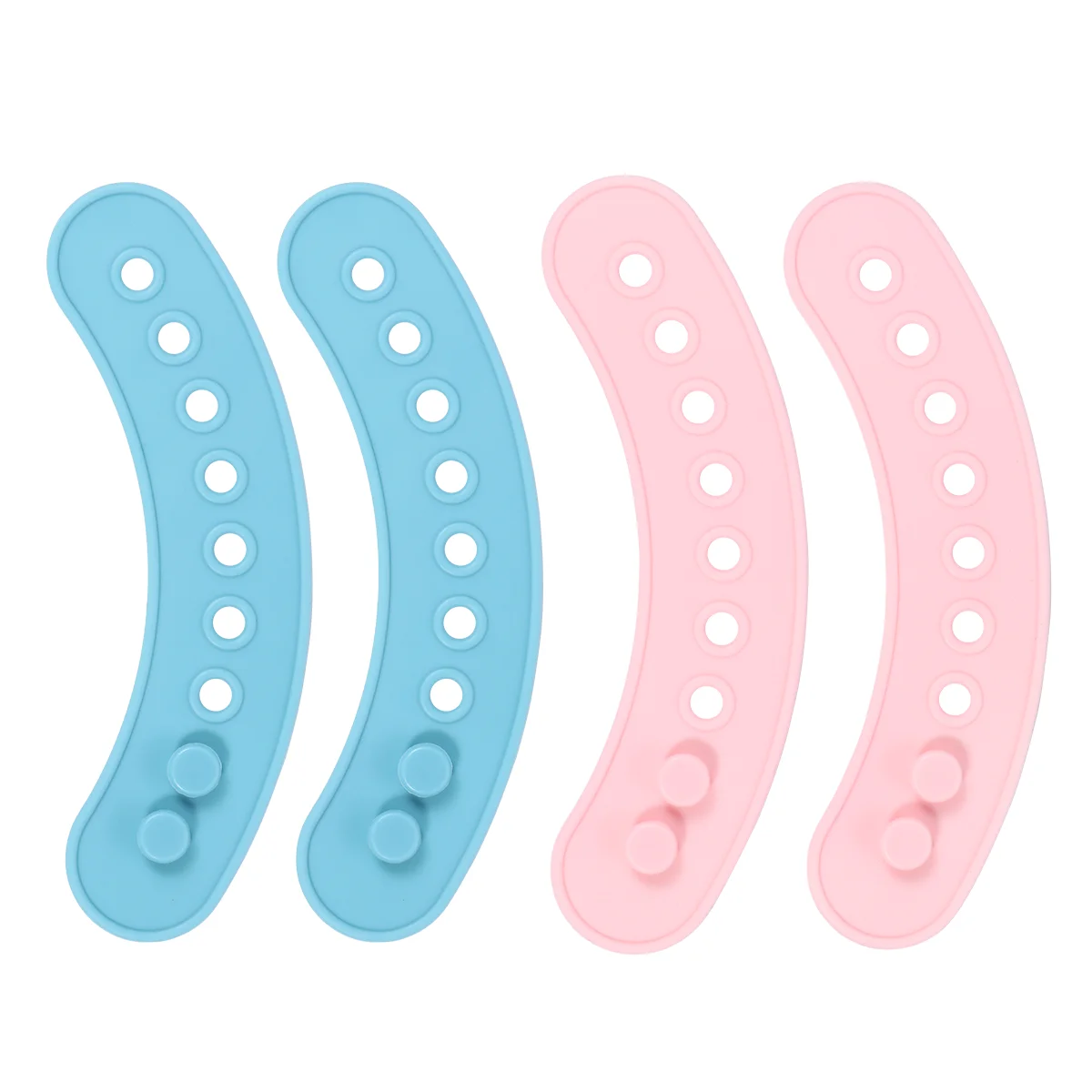 

4 PCS Bib Extension Belt Baby Bibs Extender Kids Apron Practical Infant Durable Waterproof Silicone