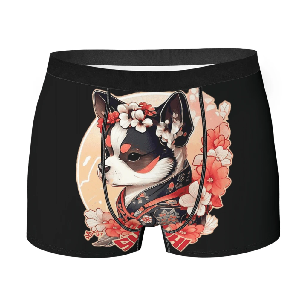 

Мужские трусы-боксеры Suki the Geisha Dog, Трусы в японском стиле, дышащее нижнее белье, высококачественные шорты с принтом, подарок