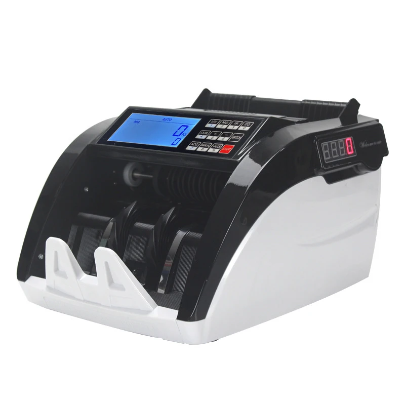 

Money Counter Machine with 2 Screens, UV/IR/MG Counterfeit Detection, Multi-Currency,Portable Bill Counter with Add/Batch/Value