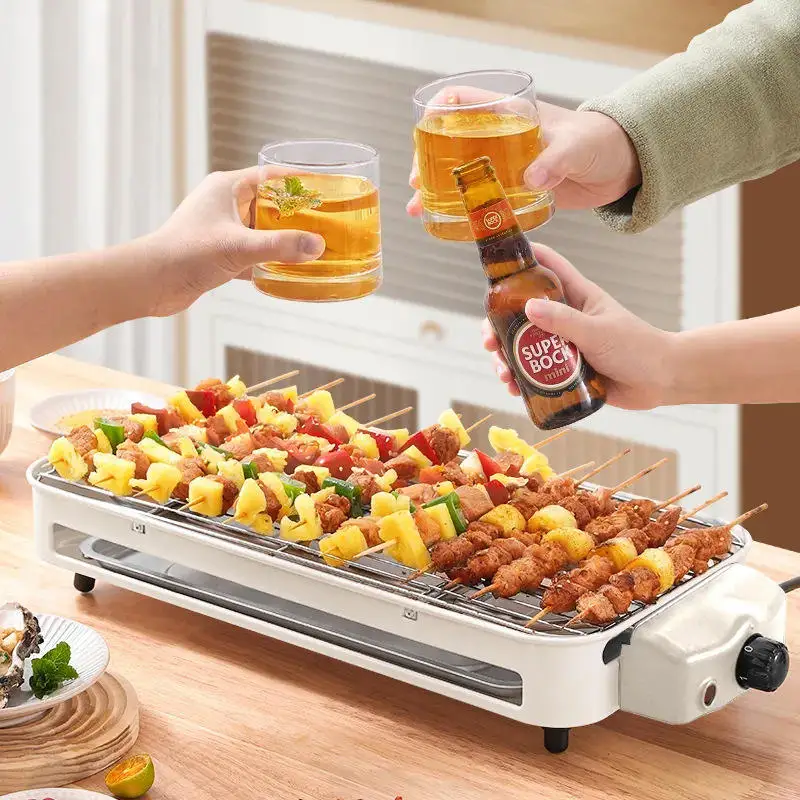 Multifunction Electrictemperature Control Baking Grill Pan For Home Grill Barbecue