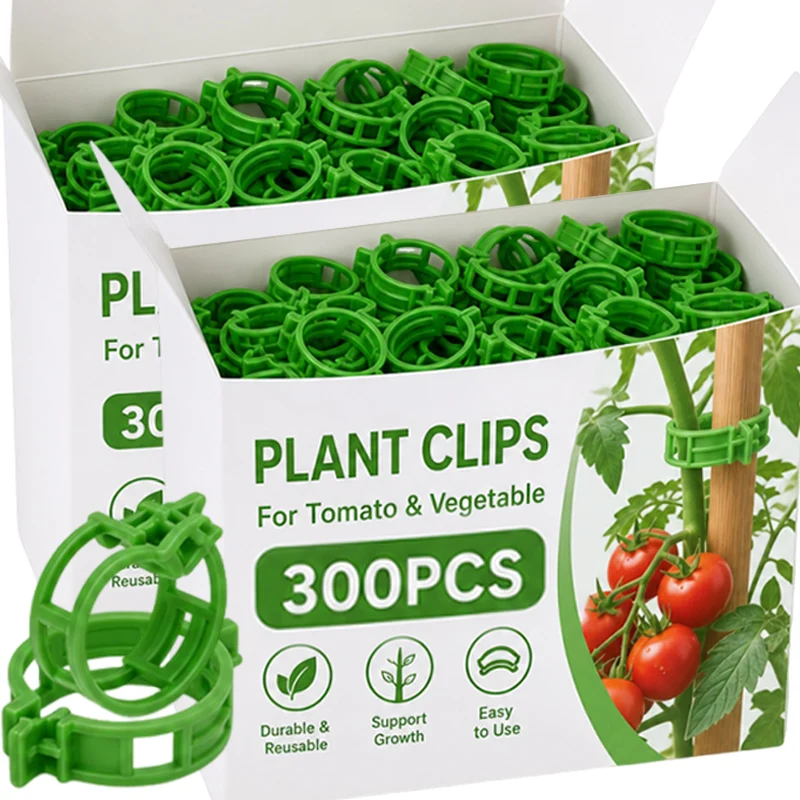 Invisible Plant Support Clips Plant Vine Tomato Protection Grafting Fixing Tools Wall Fixture Binding Hook Garden Growth Clamp