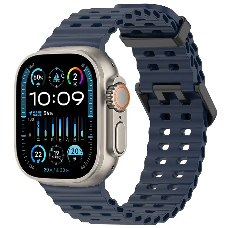 Ocean Strap For Apple Watch Band Ultra 3/2 49mm Series 11 10 46mm Sports Bracelet Wristband iWatch 9 8 7 6 5 SE 45mm 44mm Correa - Image 25
