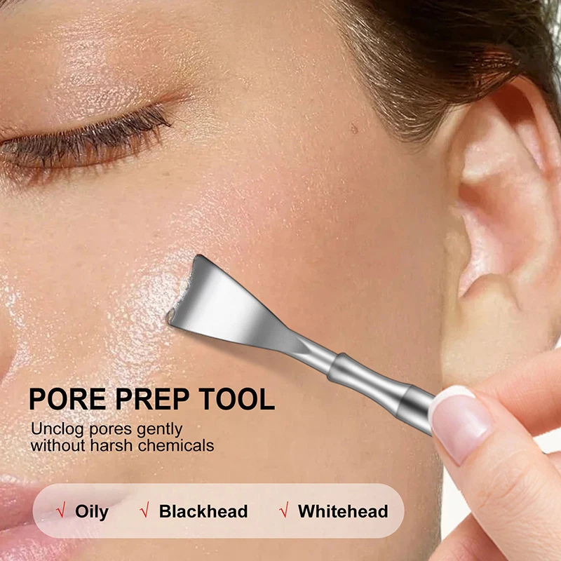 2 In 1 Pimple Popper Tool Blackhead Remover Acne Needle Removing Treatment Whitehead Popping Zit Nose Face Blemish Extractor blackhead remover acne remover