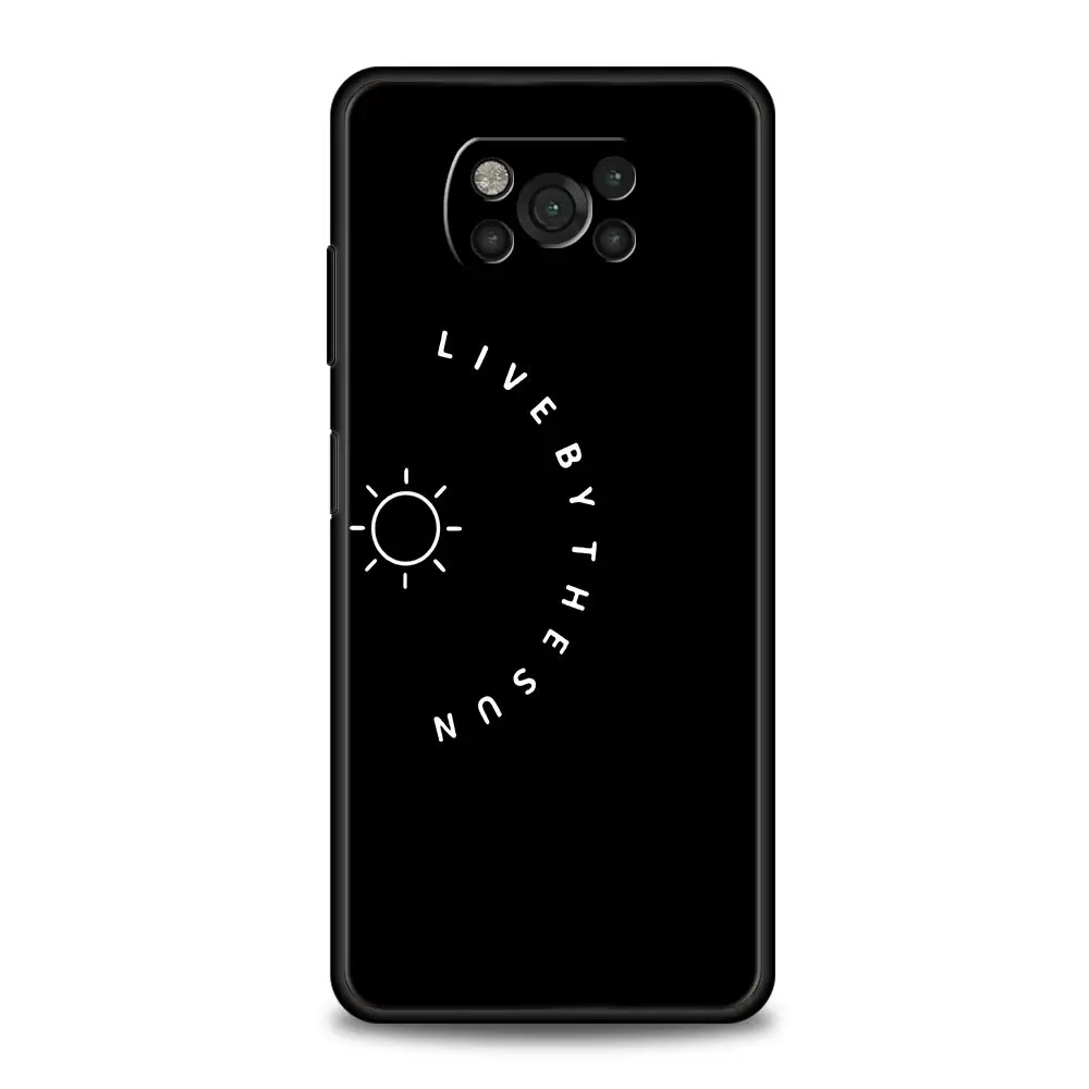 Romantic Black and White Love Sun Moon Phone Case Cover