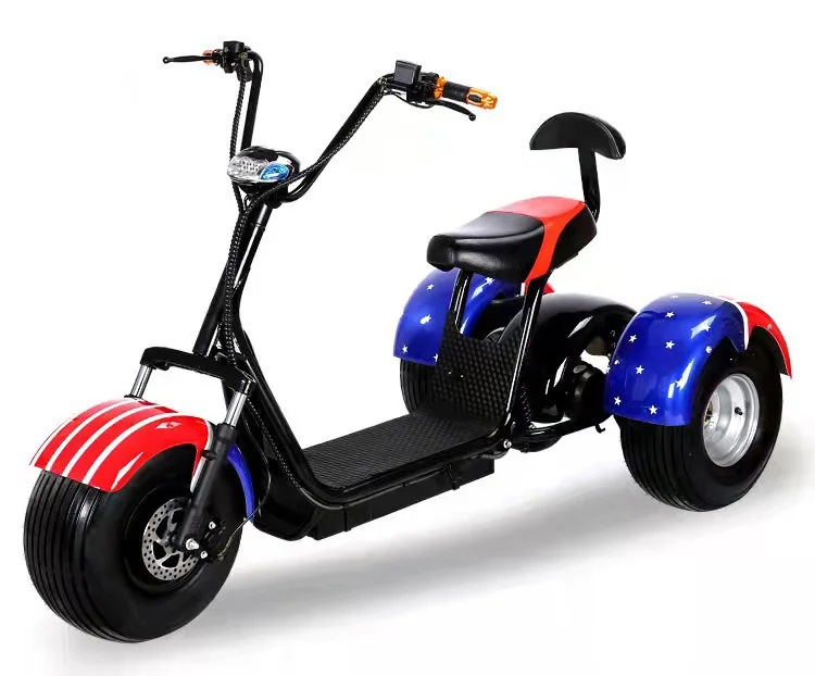 

Трехколесный трицикл citycoco fat для больших шин 3-колесный citycoco 2000 Вт 1500 Вт Электрический скутер citycoco