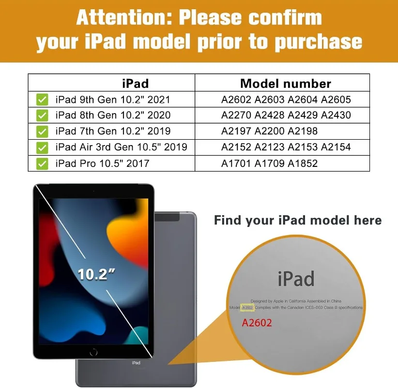 Premium Smart Tablet Case with Pencil Holder and Auto Sleep/Wake Function