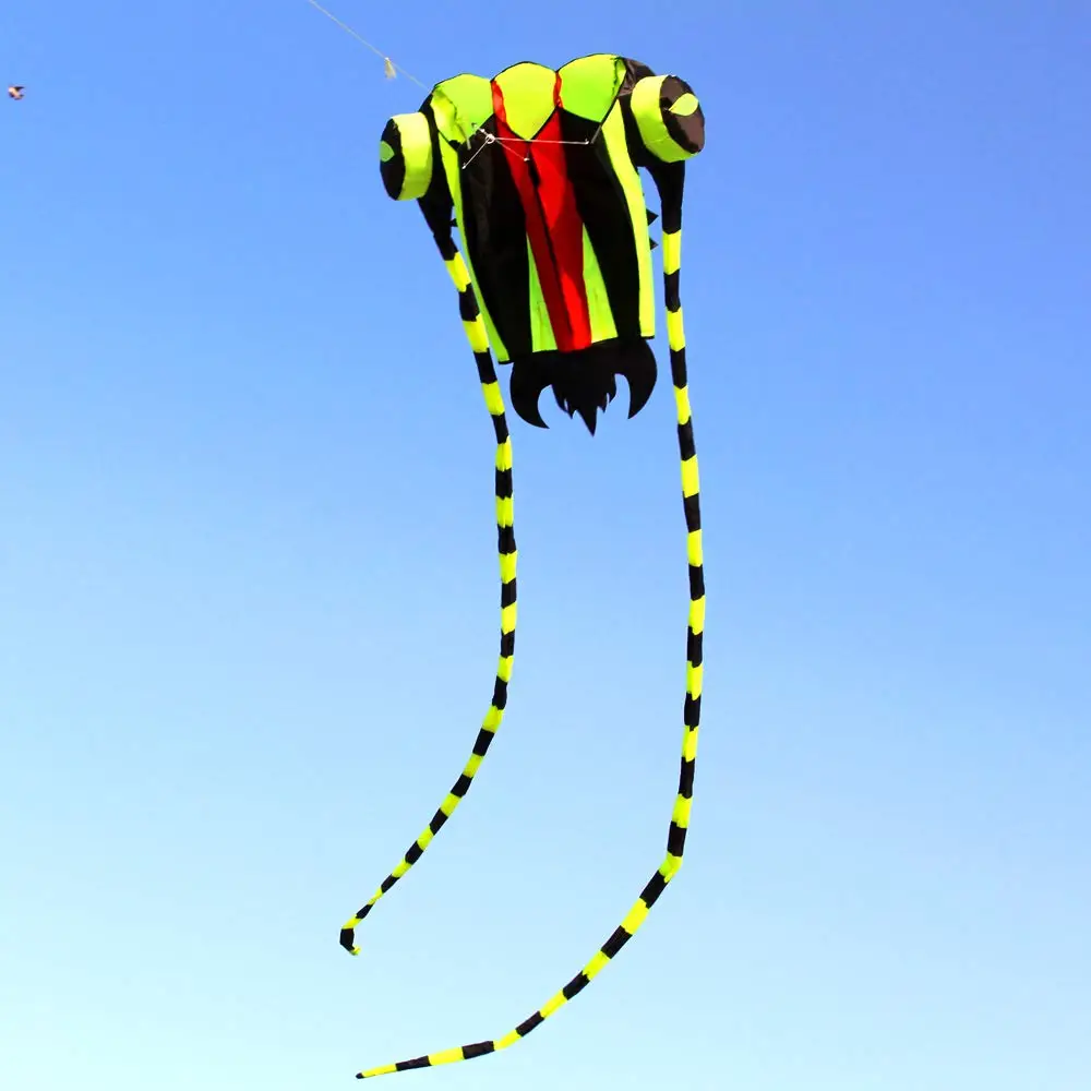 Large Trilobite Soft Kite for Adult Kids Outdoor Toy For Children Line Easy Kite Flying With Handle and Line Factory Sale
