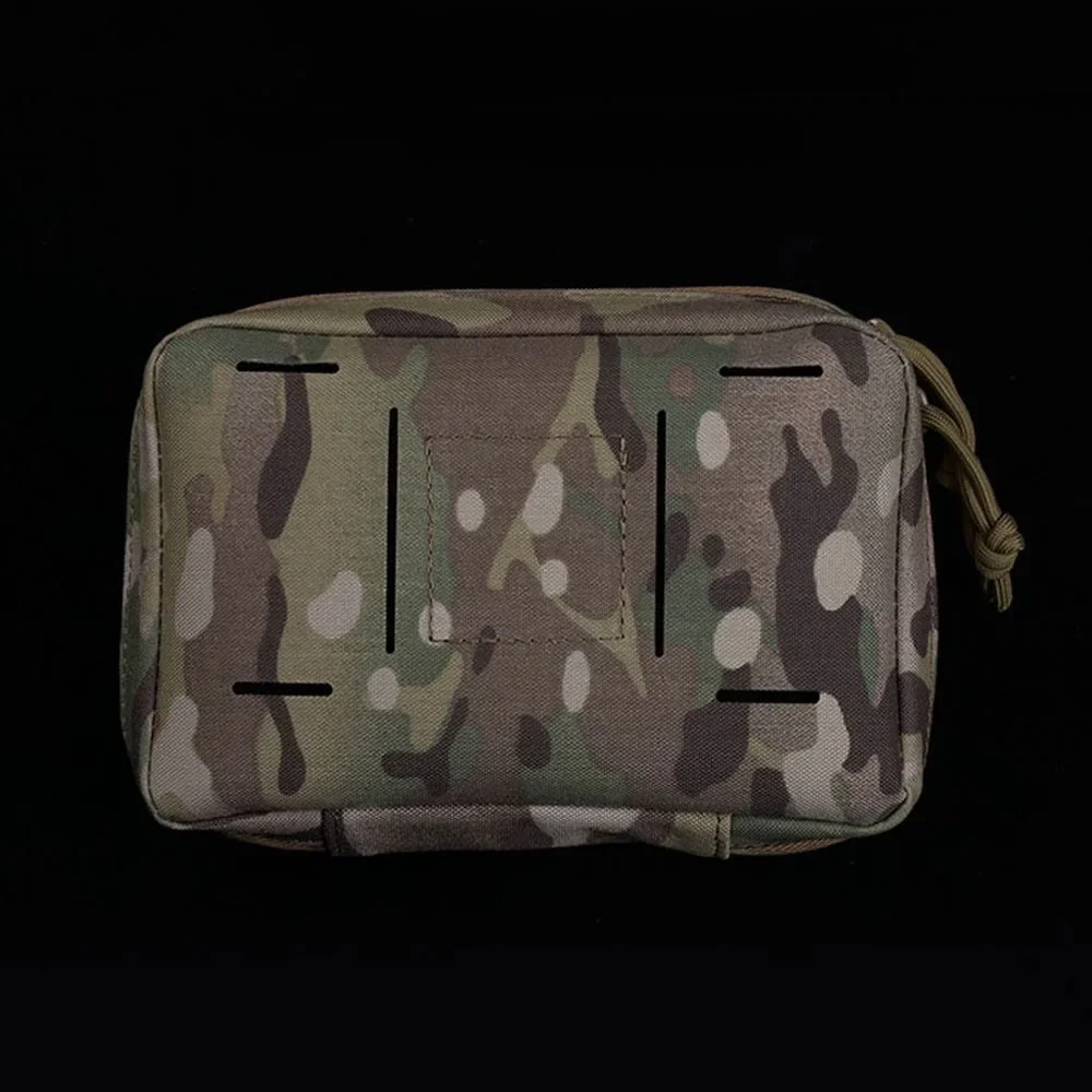 Molle Pouch Phone Folding Navigation Board Organizer Double Zipper Outdoor Hunting Airsoft Dustproof Mobile Phone Protective Bag 3