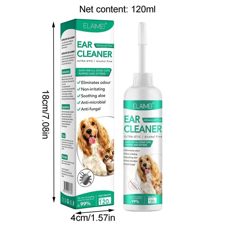 Ear Cleanser For Dogs/Cats 6