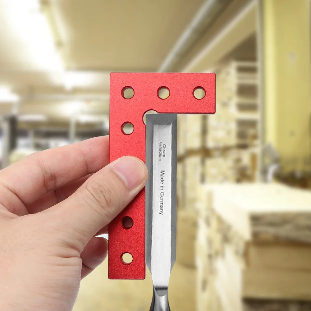 1Pc Woodworking Center Scriber 90 Degree Precision Square Edge Marking Tool Aluminum Alloy Carpentry Pocket Marking Square Gauge