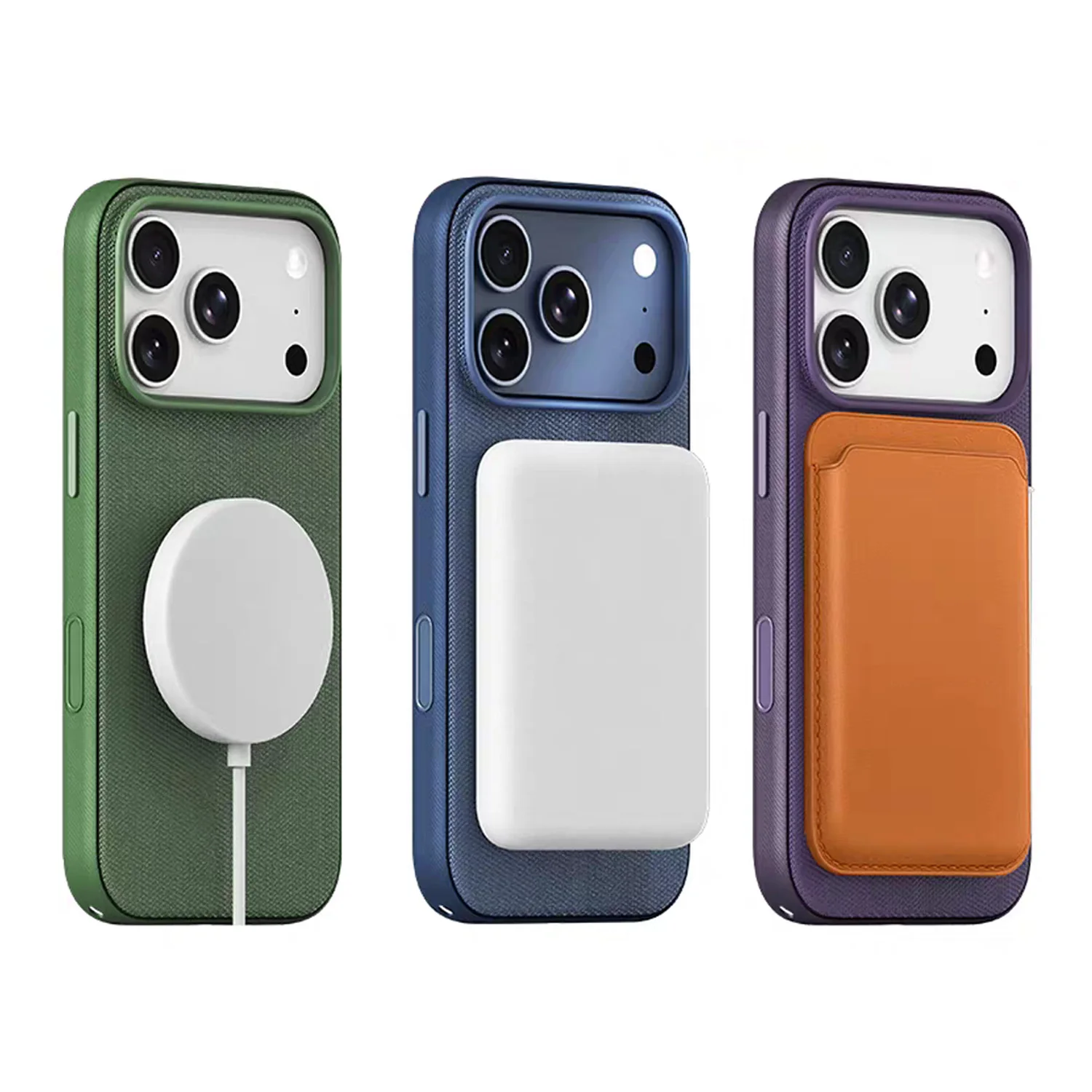 Premium Woven Magnetic Case with Shockproof and Raised Camera Protection