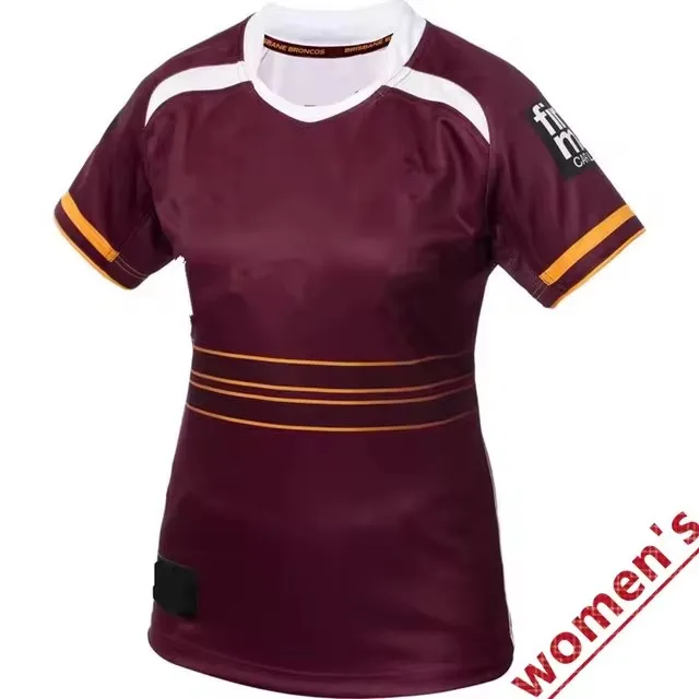 2025 Broncos Home Rugby Jersey - Mens / Women's Size:S-5XL（Print Name Number）Top Quality 6