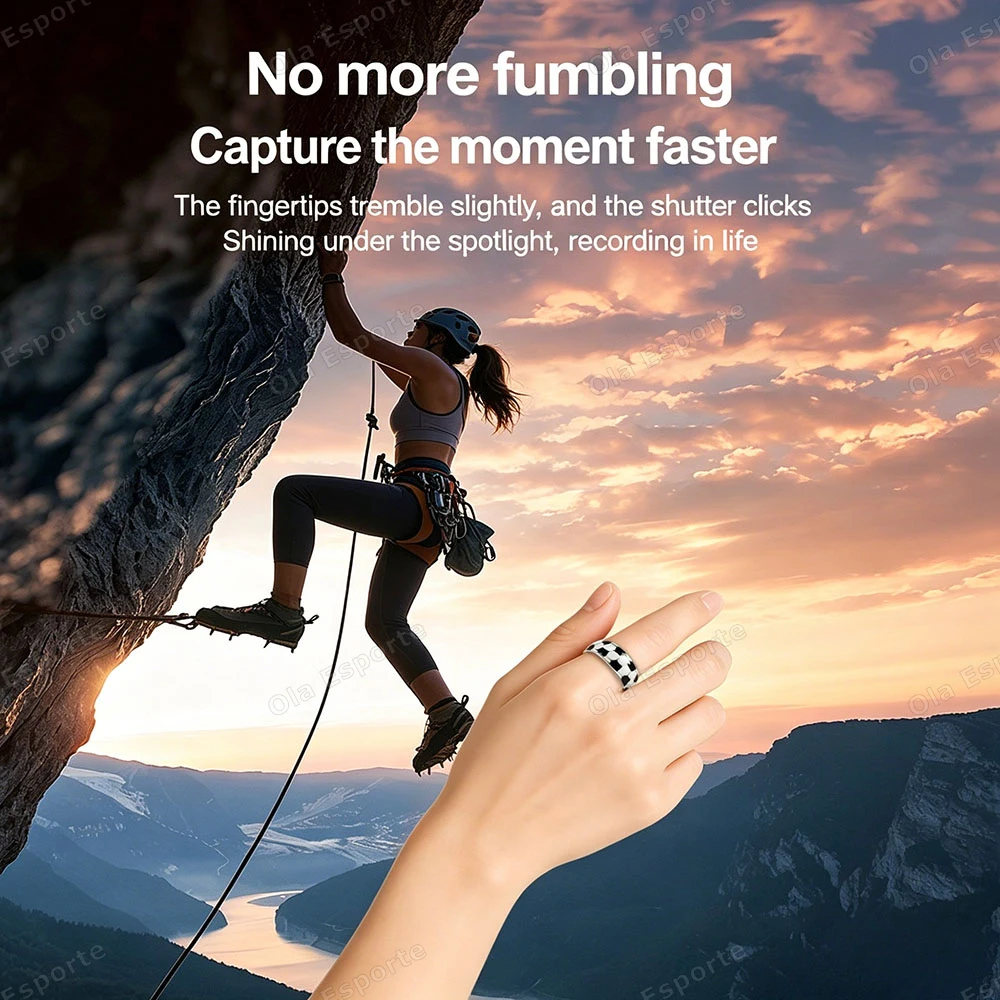Nuovo Anello Smart con Motivo Calcistico, Impermeabile 5ATM, 128 Modalità Sportive, Monitoraggio 24H di Frequenza Cardiaca, Pressione Sanguigna e Stress, Anello Smart 2026 - immagine 6