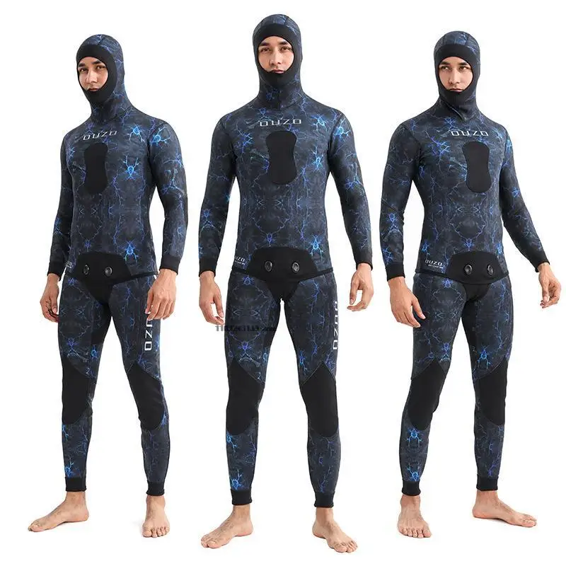 3.5mm Men Neoprene Diving Suit Split Wetsuit Fishing Hunting Clothing Siameseprofessional Separated Kitesurf Swimwear Wet Suit