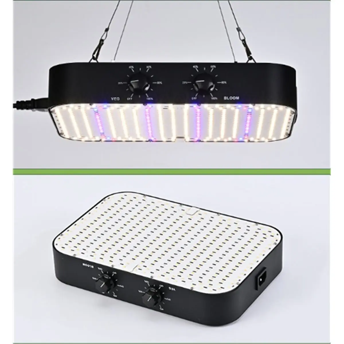 618 메가 세일 120W LED 식물등 이중 디밍 가능 VEG 블룸 듀얼 모드 LED 성장등 식물등 풀 스펙트럼 성장 조명 US 플러그
