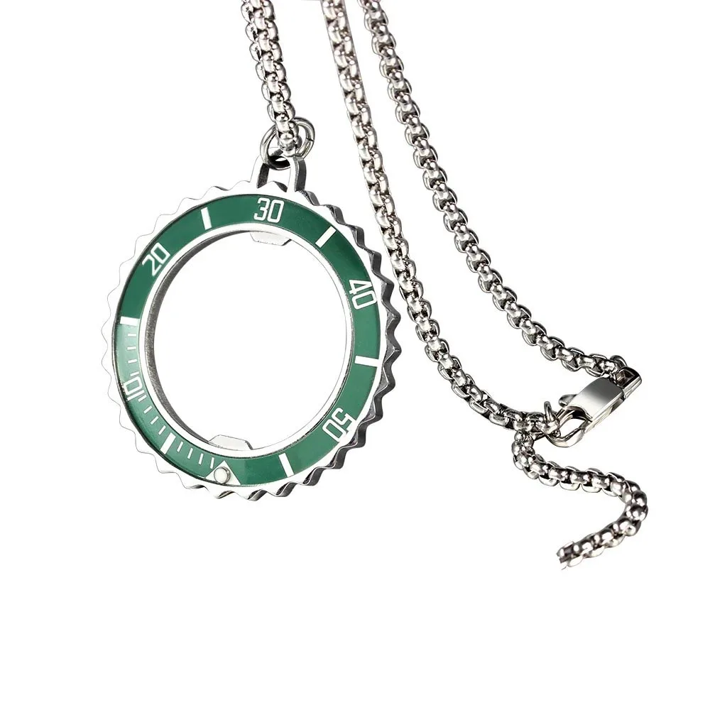 Ceramic Watches speedometer speed dial Green Water Ghost Necklace bottle opener