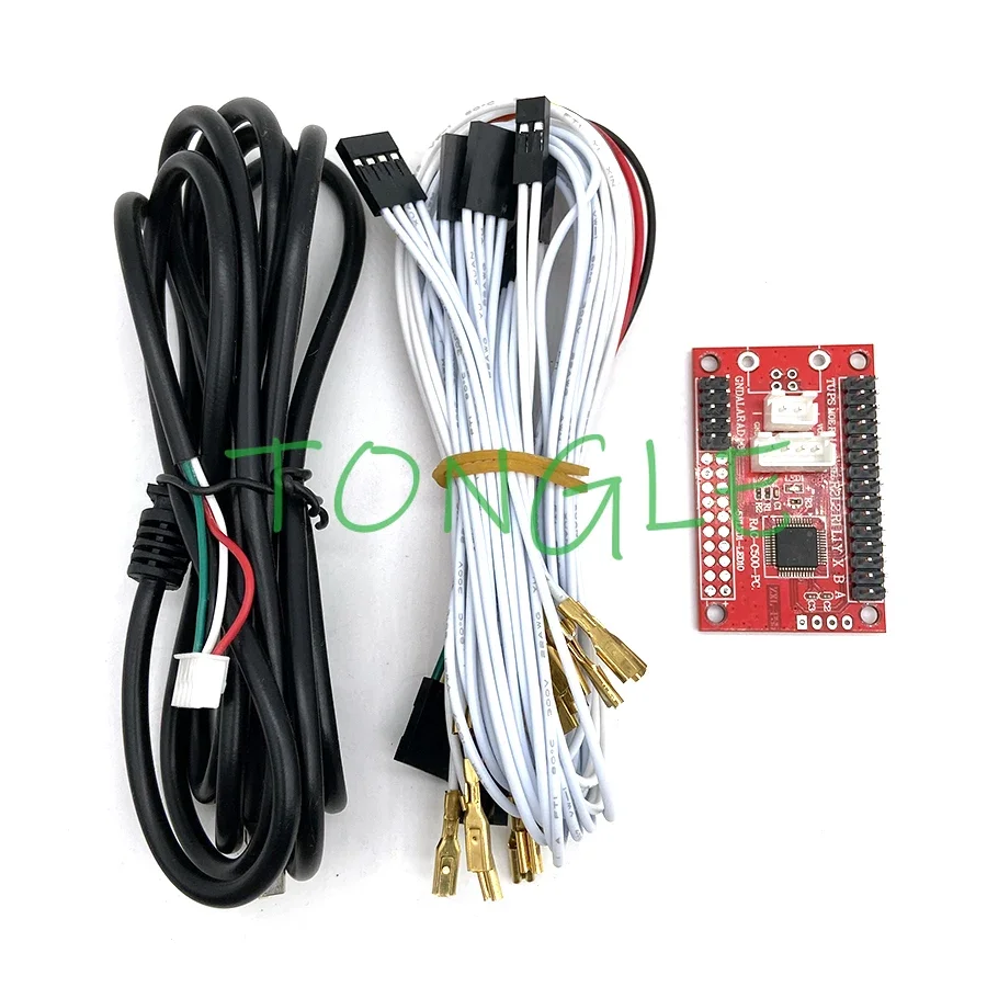 전선이 있는 아케이드 MAME 게임 조이스틱, USB 인코더, 1-2 인용 컨트롤러, PC, PS3, PS4, 안드로이드, IOS, XBOX360, 무선, 유선