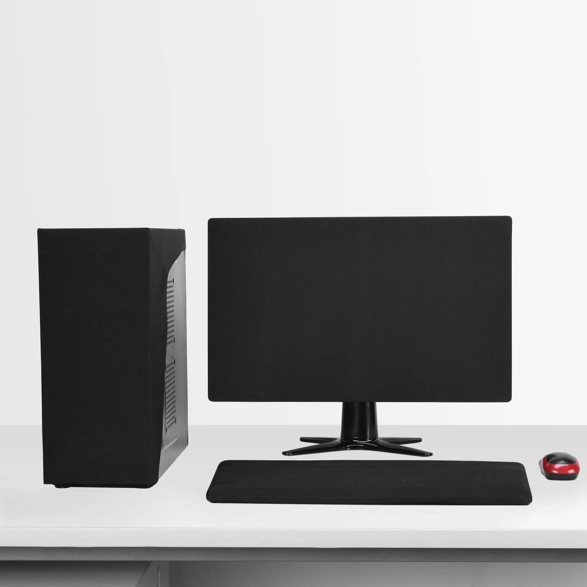 kwmobile beschermhoes monitor compatibel met 31-32 Monitor hoes - Computerscherm cover - Stofkap in wit