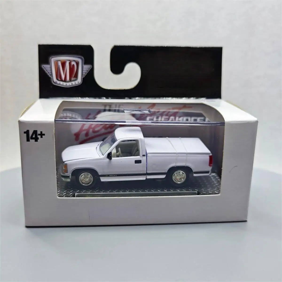 

Машины M2 1/64 1991 C1500 Silverado, белый литой Сплав, коллекция моделей автомобилей, демонстрация, подарок для детей