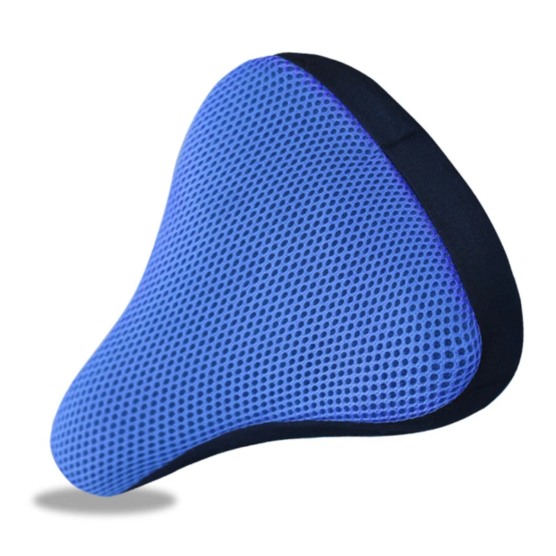 Bicycle saddle 3D soft seat cover silicone cushion breathable comfortable
