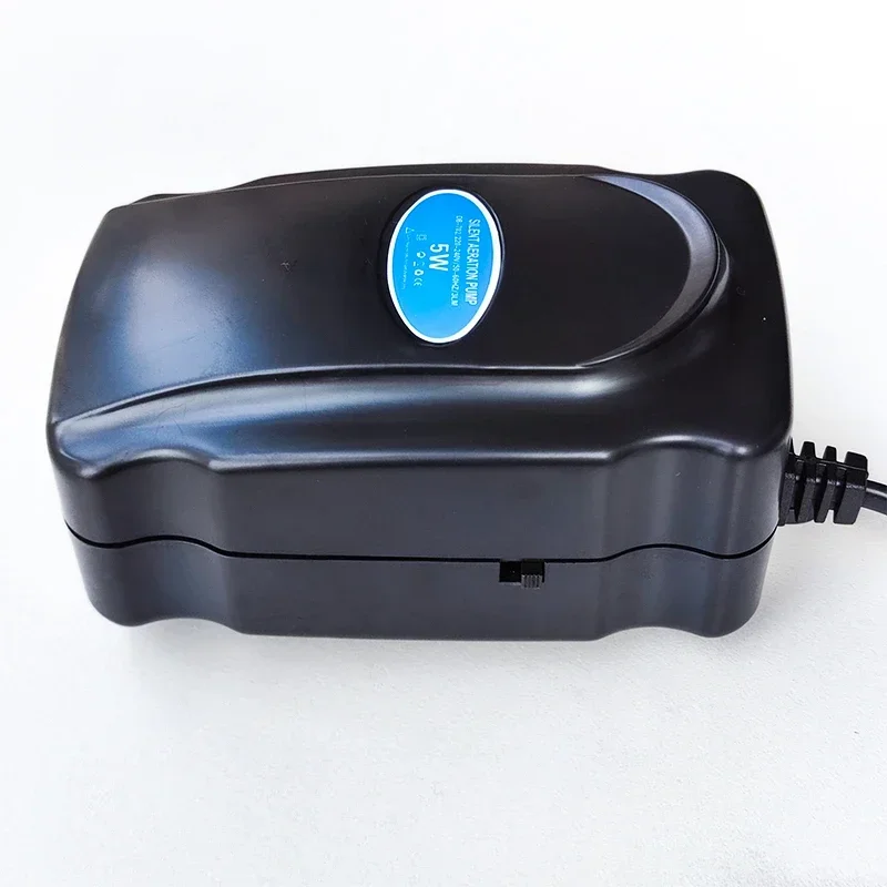 Aquarium 5W Silent Air Pump 220V-240V 110V Fish Tank Quiet Bubble Pump Oxygenation Air Stone Accessories Aquarium Air Compressor 5