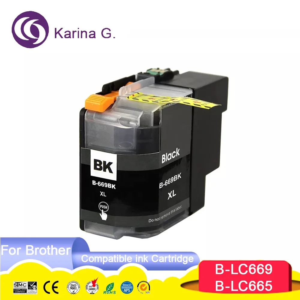 For LC669 LC665 compatible ink cartridge suit for LC 669 665 for MFC-J2320 MFC