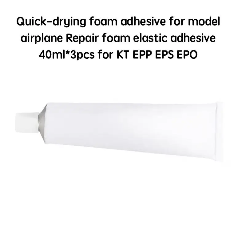 Quick-drying foam adhesive for model airplane Repair foam elastic adhesive 40ml*3pcs for KT EPP EPS EPO