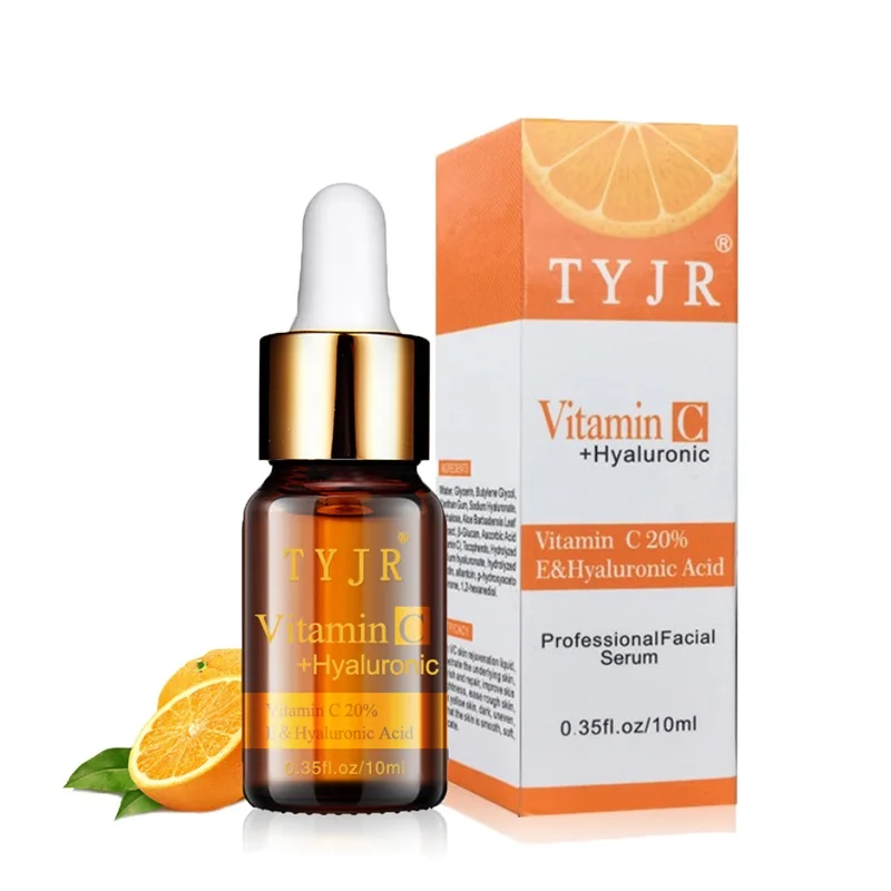 

Pure Vitamin C Serum Liquid Freckle Removal Acne Scars Hyaluronic Acid Anti-wrinkle Vc Face Serum Fade Dark Circles