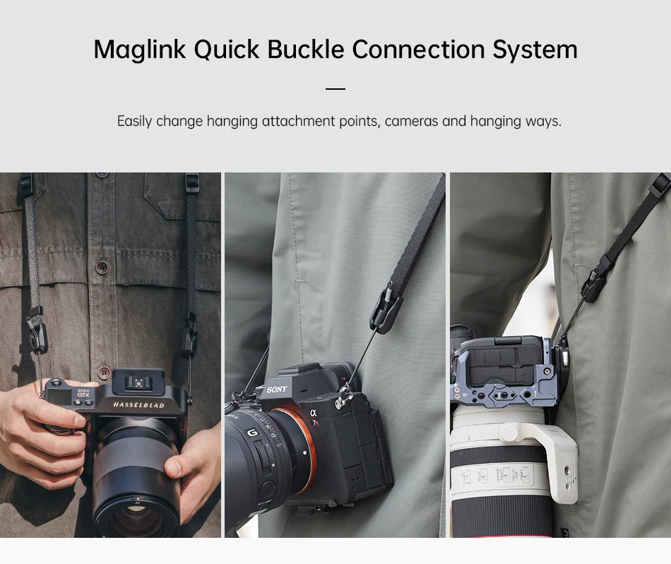 Falcam Maglink Quick Release Magnetic Buckle Mini Kit for Camera Shoulder Strap